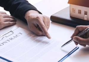 real estate lawyer advising on a contract